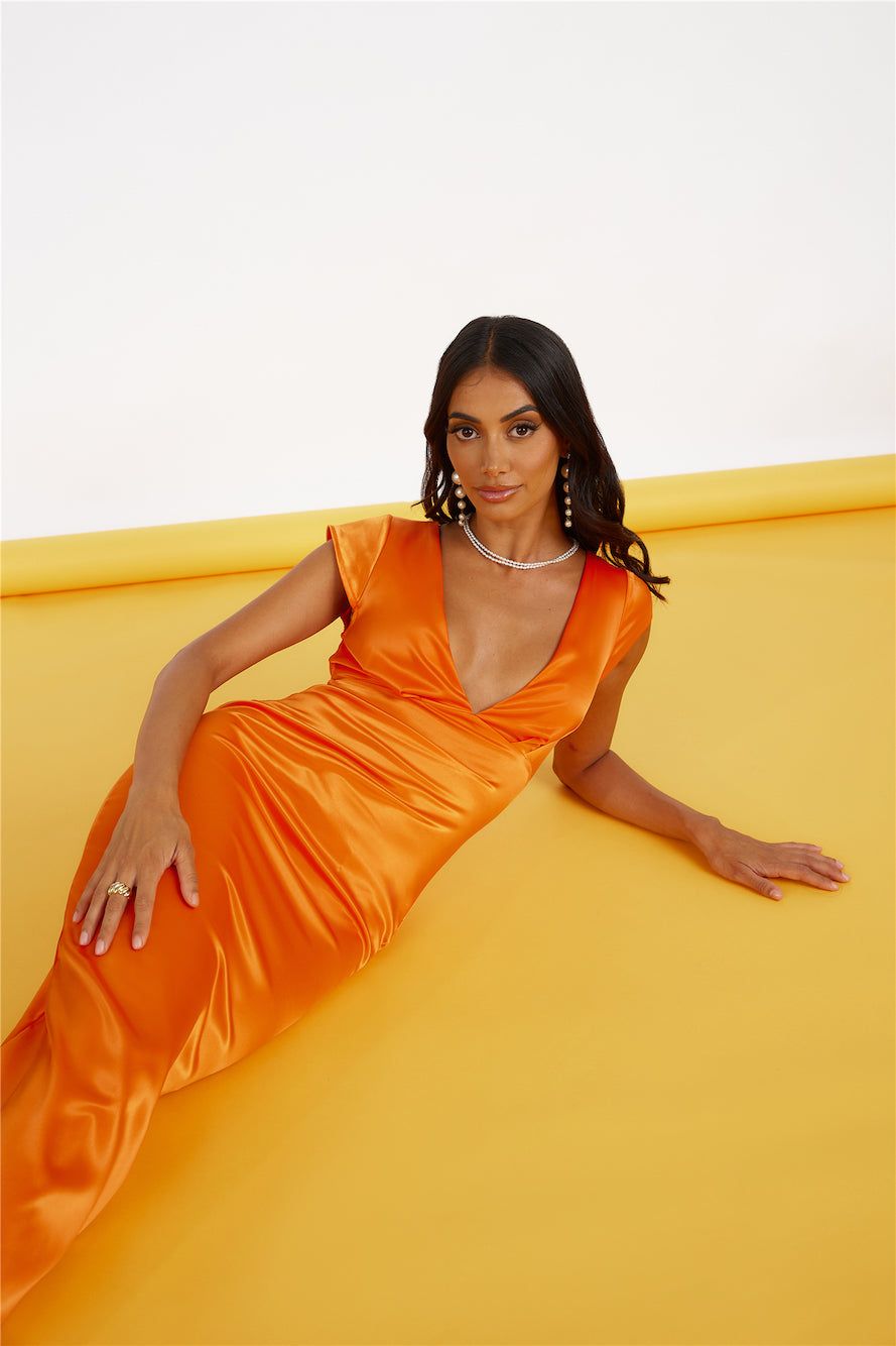Looking For Style Maxi Dress Orange sold by Hello Molly product image thumbnail 5