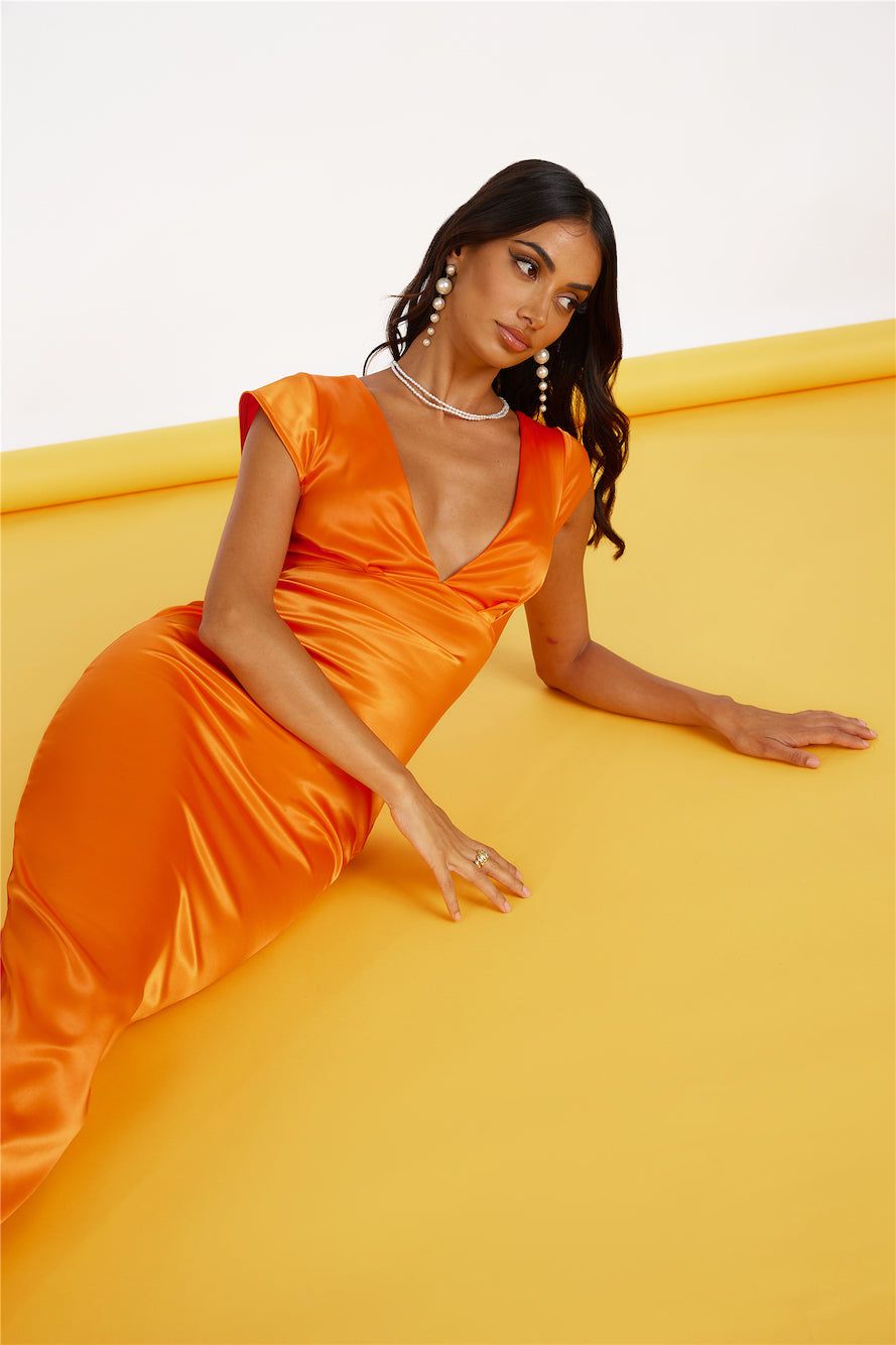 Looking For Style Maxi Dress Orange sold by Hello Molly product image thumbnail 2