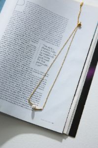18k Gold Plated Luxe Pearl Necklace Gold sold by Hello Molly
