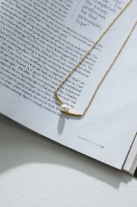 18k Gold Plated Luxe Pearl Necklace Gold sold by Hello Molly