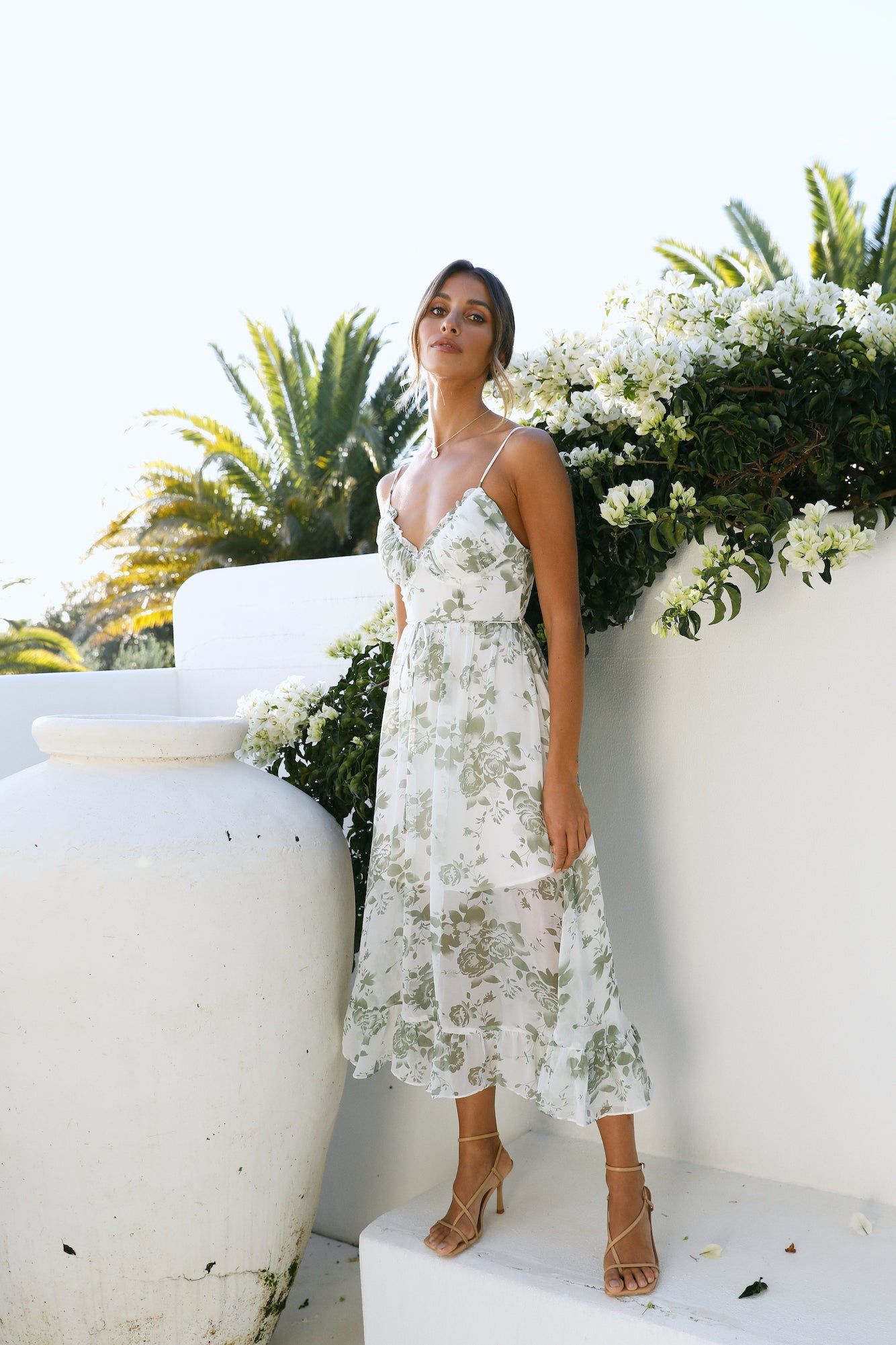 Lets Have Fun Midi Dress Green sold by Hello Molly product image thumbnail 5