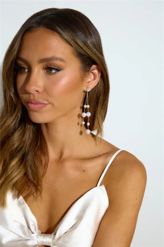 Secret Pearls Earrings Gold sold by Hello Molly