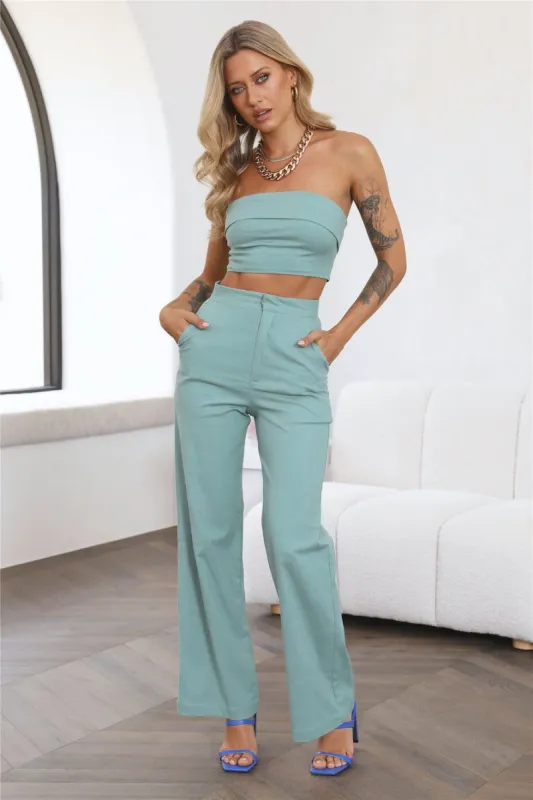 First Move Pants Sage sold by Hello Molly