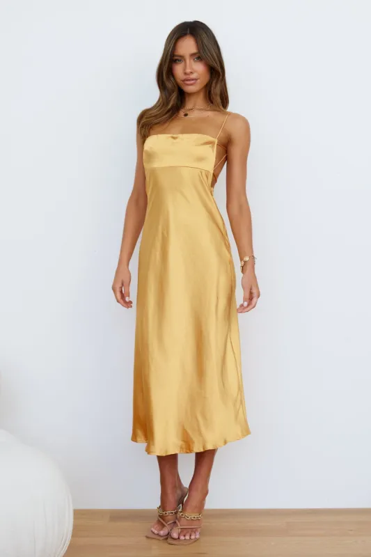 No Advice Midi Dress Mango sold by Hello Molly