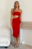 HELLO MOLLY Tempting Me Dress Red sold by Hello Molly