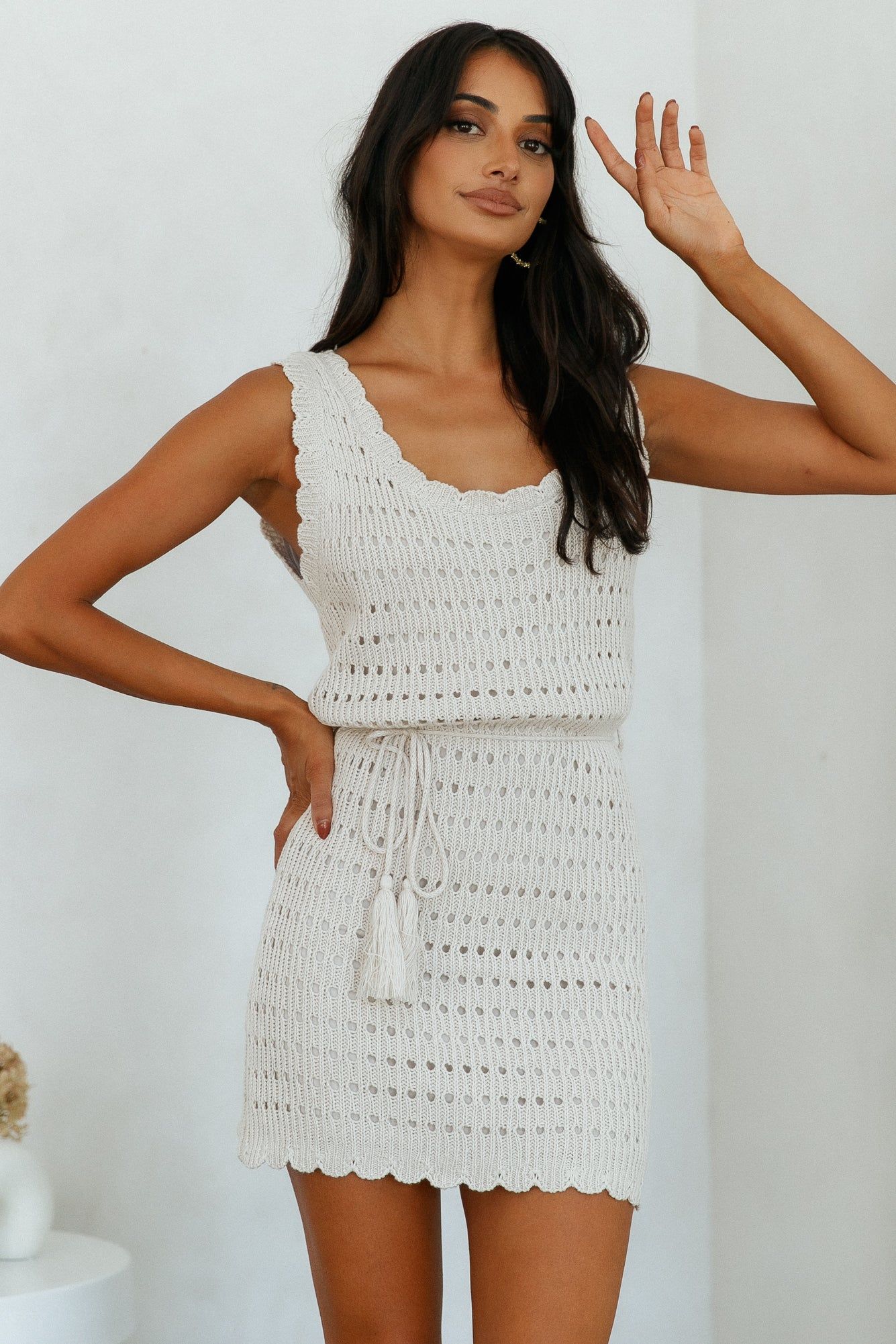 Parked Dress White sold by Hello Molly product image thumbnail 4