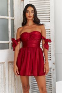 Lover To You Mini Dress Red sold by Hello Molly