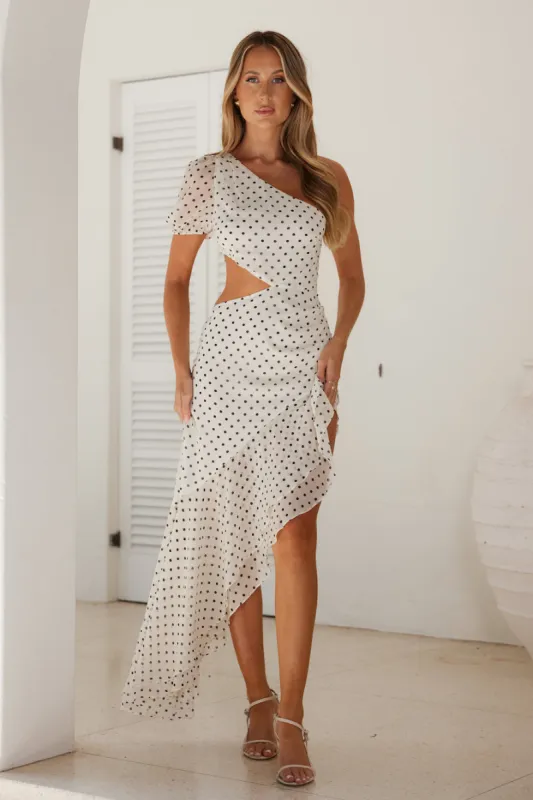 HELLO MOLLY Paradise Found Maxi Dress Cream sold by Hello Molly