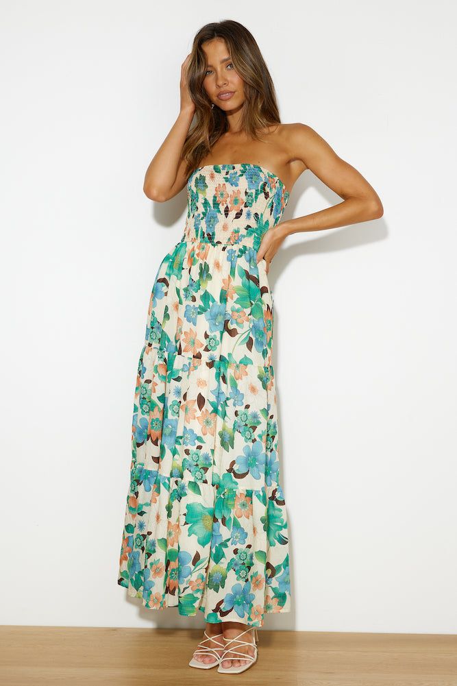 Island Days Maxi Dress Beige sold by Hello Molly product image thumbnail 2