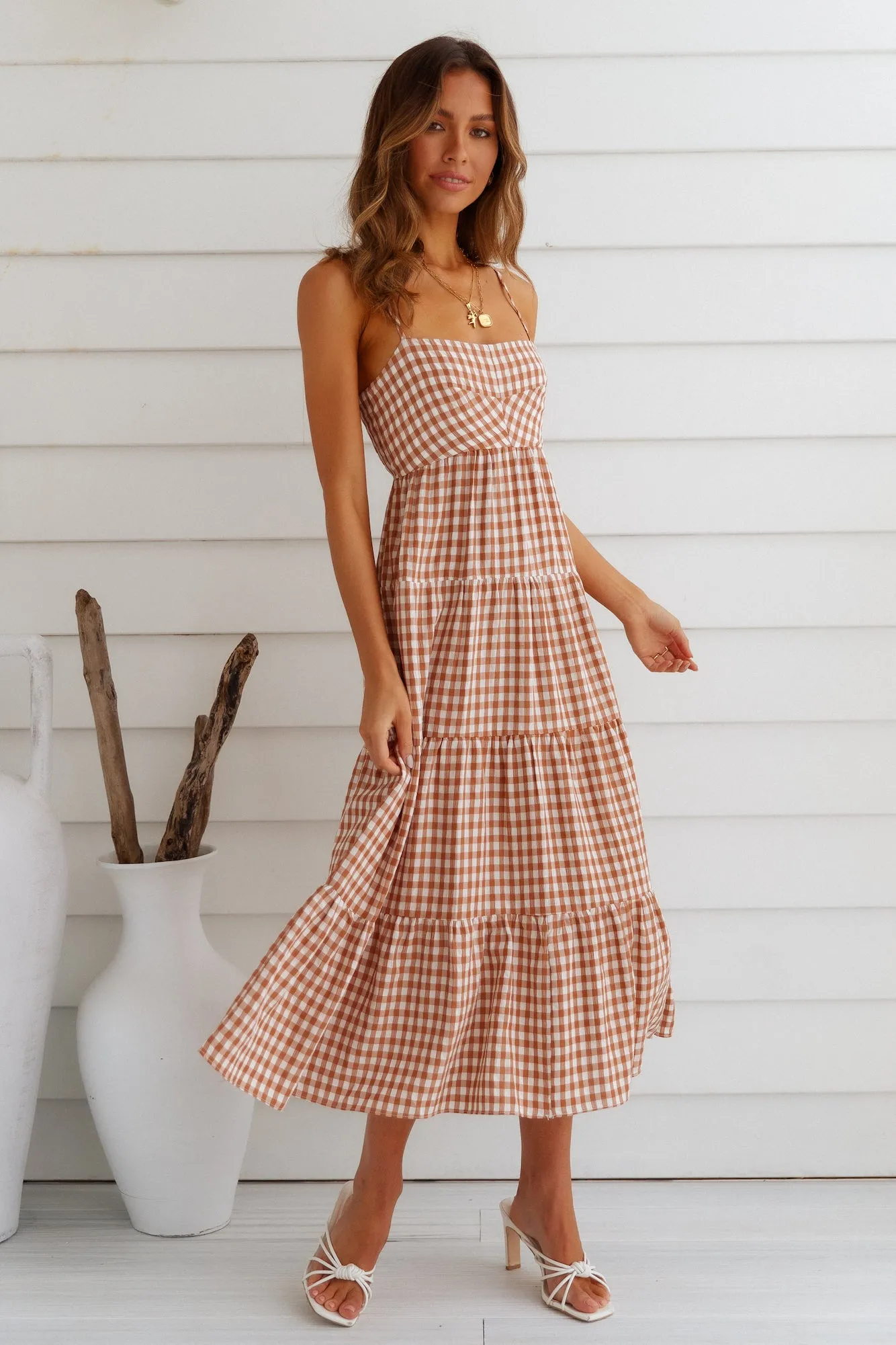 Gingham Dreams Maxi Dress sold by Hello Molly product image thumbnail 4