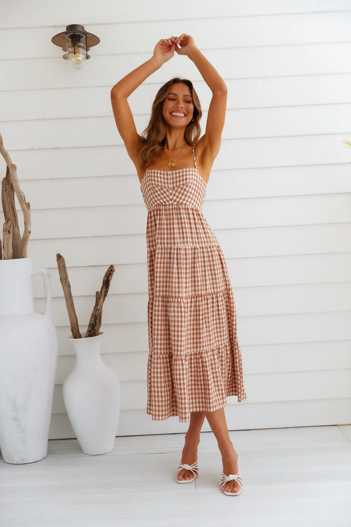Gingham Dreams Maxi Dress sold by Hello Molly product image thumbnail 2