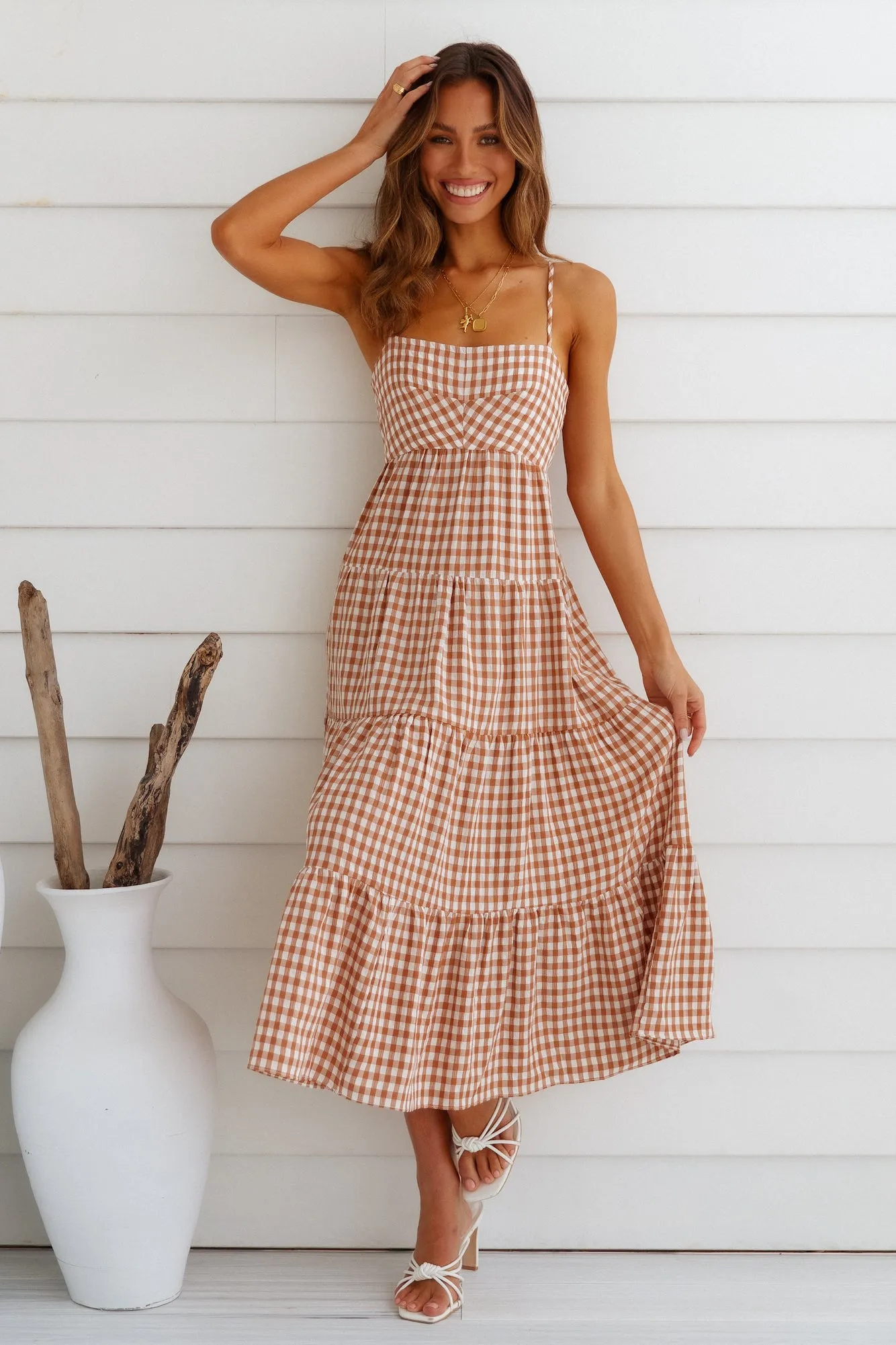 Gingham Dreams Maxi Dress sold by Hello Molly product image thumbnail 3