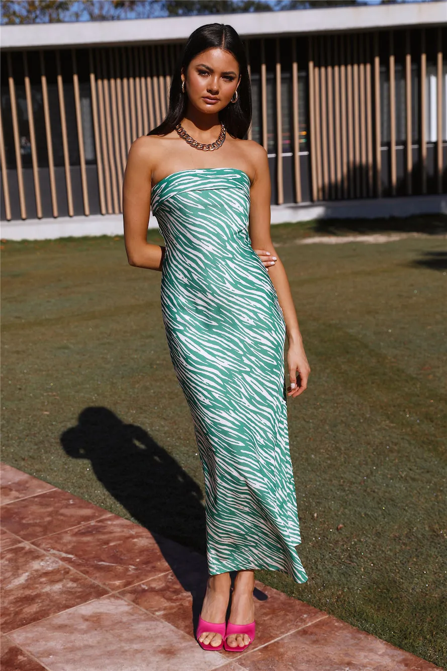 Party Time Maxi Dress Green sold by Hello Molly product image thumbnail 2