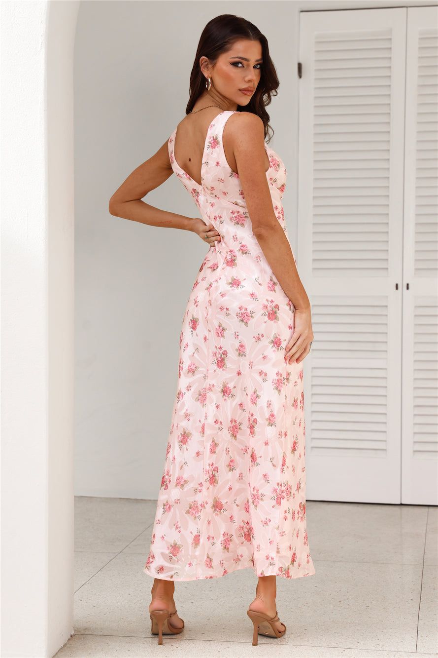 Sweet Dream Of You Midi Dress Pink sold by Hello Molly product image thumbnail 4