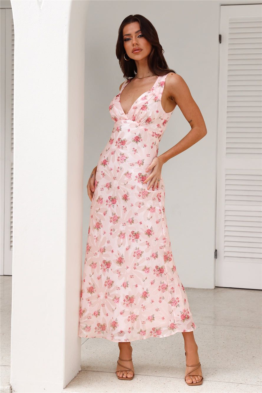 Sweet Dream Of You Midi Dress Pink sold by Hello Molly product image thumbnail 2