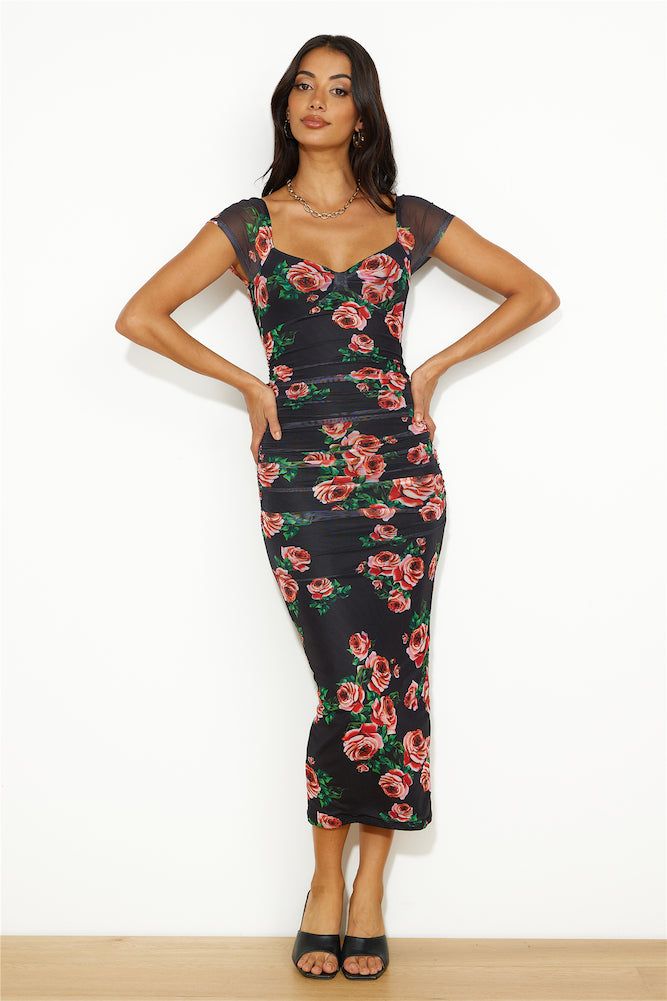 Quick Fit Midi Dress Black sold by Hello Molly