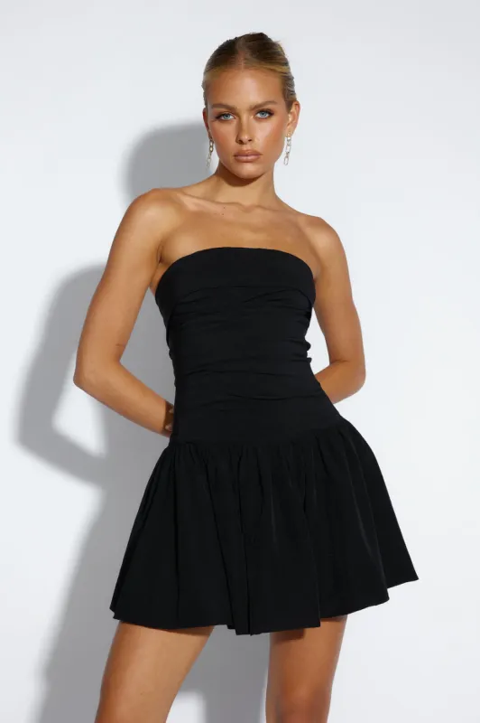 Looking Luxe Mini Dress Black sold by Hello Molly