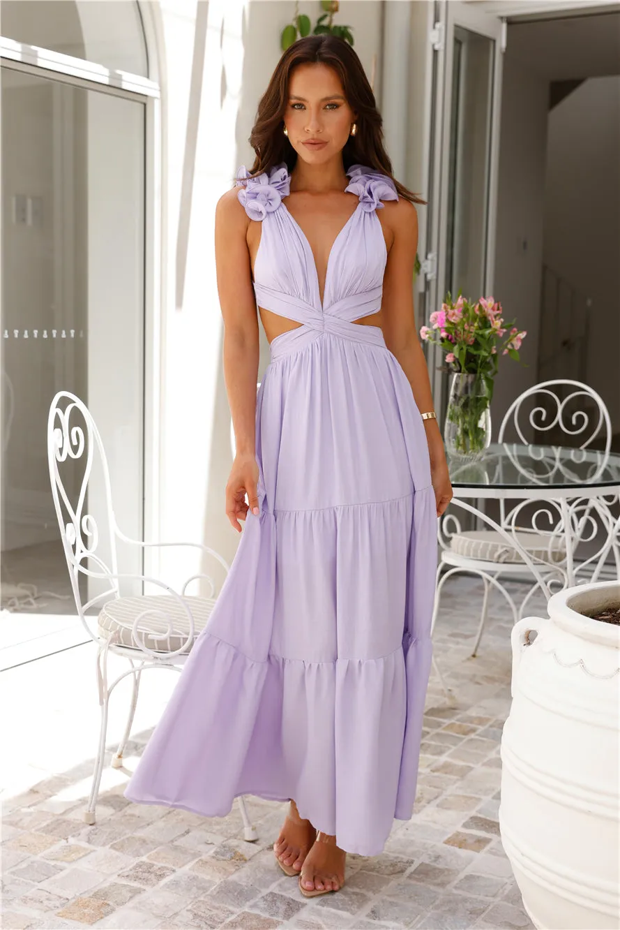 Moonlight Dance Maxi Dress Lilac sold by Hello Molly product image thumbnail 2