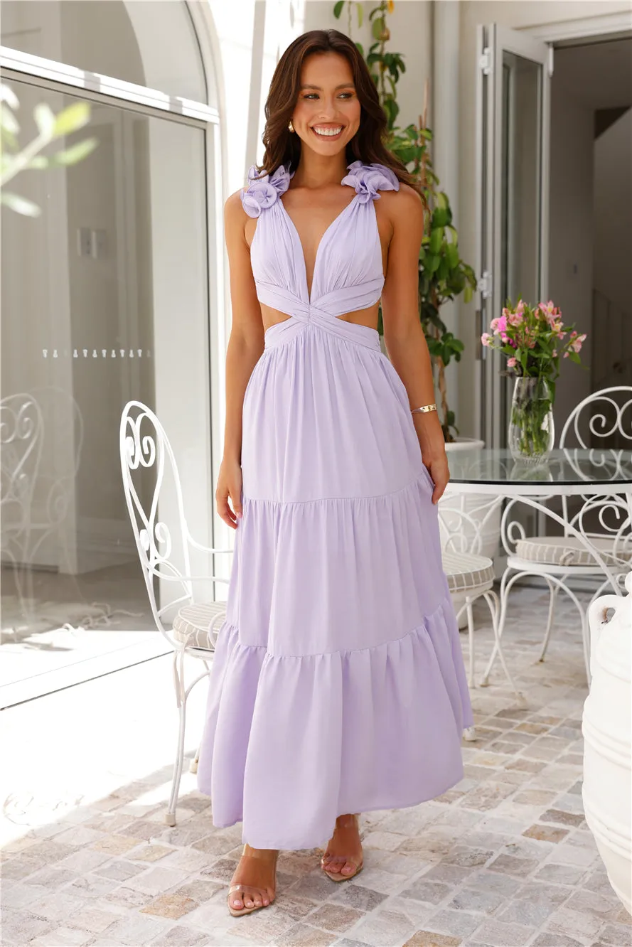 Moonlight Dance Maxi Dress Lilac sold by Hello Molly product image thumbnail 4