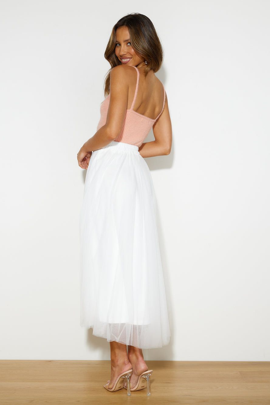 Keeping It Smart Midi Skirt White sold by Hello Molly product image thumbnail 4