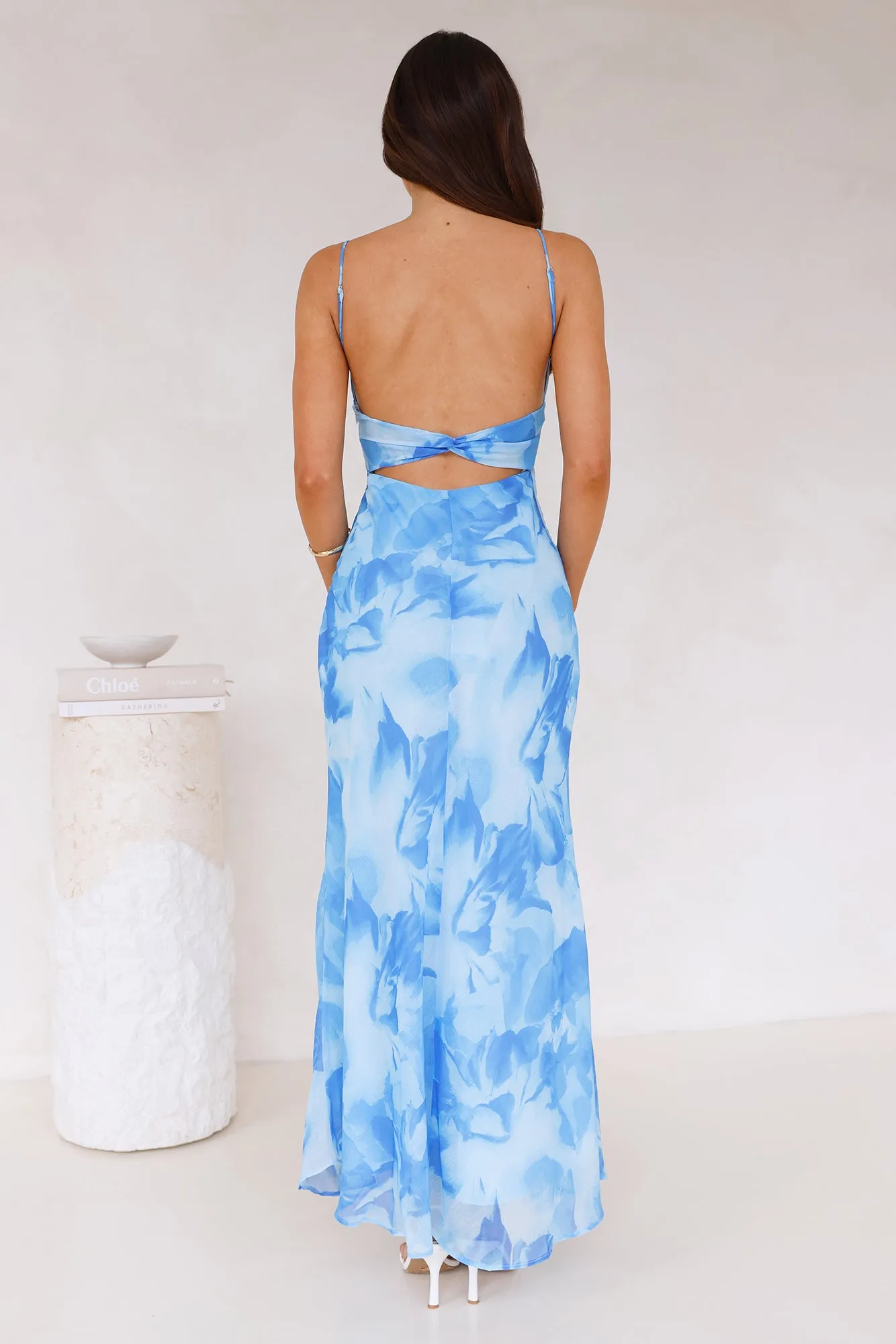 Siren Waters Maxi Dress Blue sold by Hello Molly product image thumbnail 5