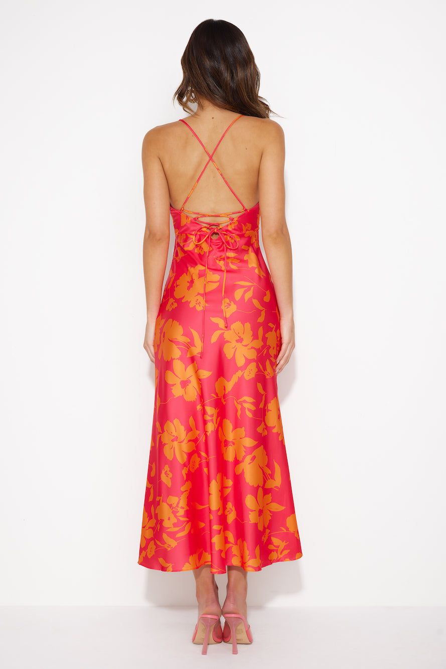 Ambitious Beauty Midi Dress Pink sold by Hello Molly product image thumbnail 5