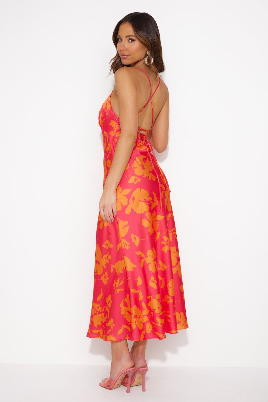 Ambitious Beauty Midi Dress Pink sold by Hello Molly product image thumbnail 4