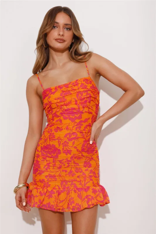 Best Of All Mini Dress Orange sold by Hello Molly