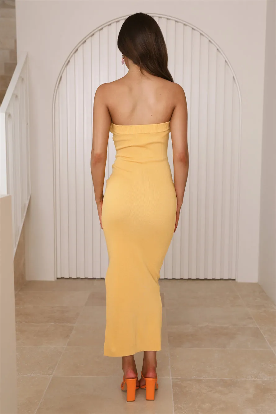 Dancing Around Midi Dress Yellow sold by Hello Molly product image thumbnail 3