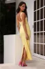 All For Fashion Maxi Dress Yellow sold by Hello Molly