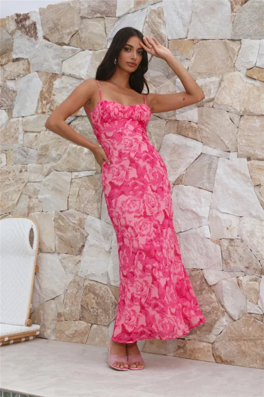 Feeling Loved Maxi Dress Pink sold by Hello Molly