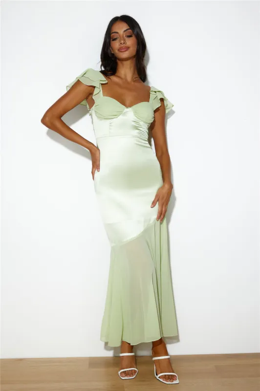 Dreamy 'Fit Maxi Dress Mint sold by Hello Molly