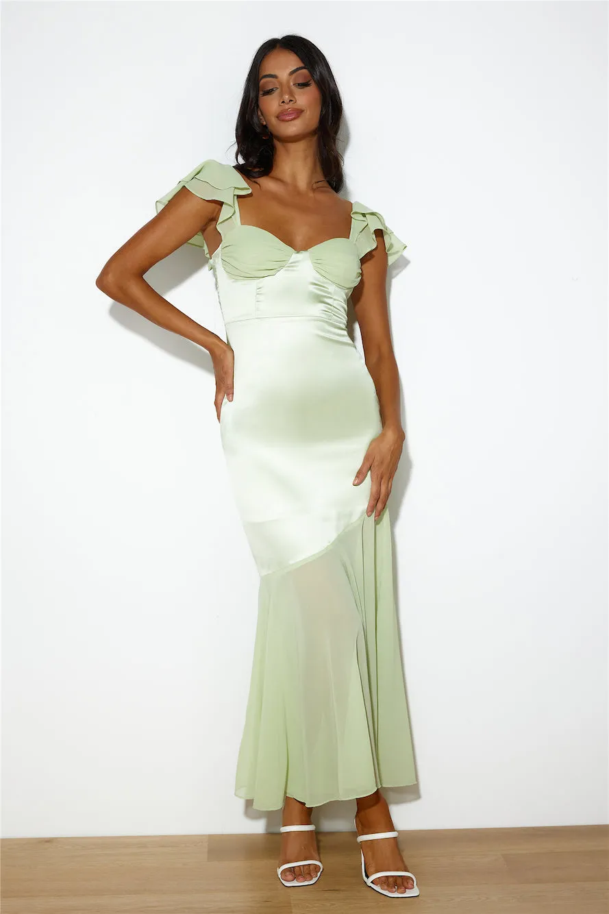 Dreamy 'Fit Maxi Dress Mint sold by Hello Molly
