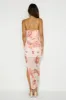 Content Lover Mesh Maxi Dress Pink sold by Hello Molly