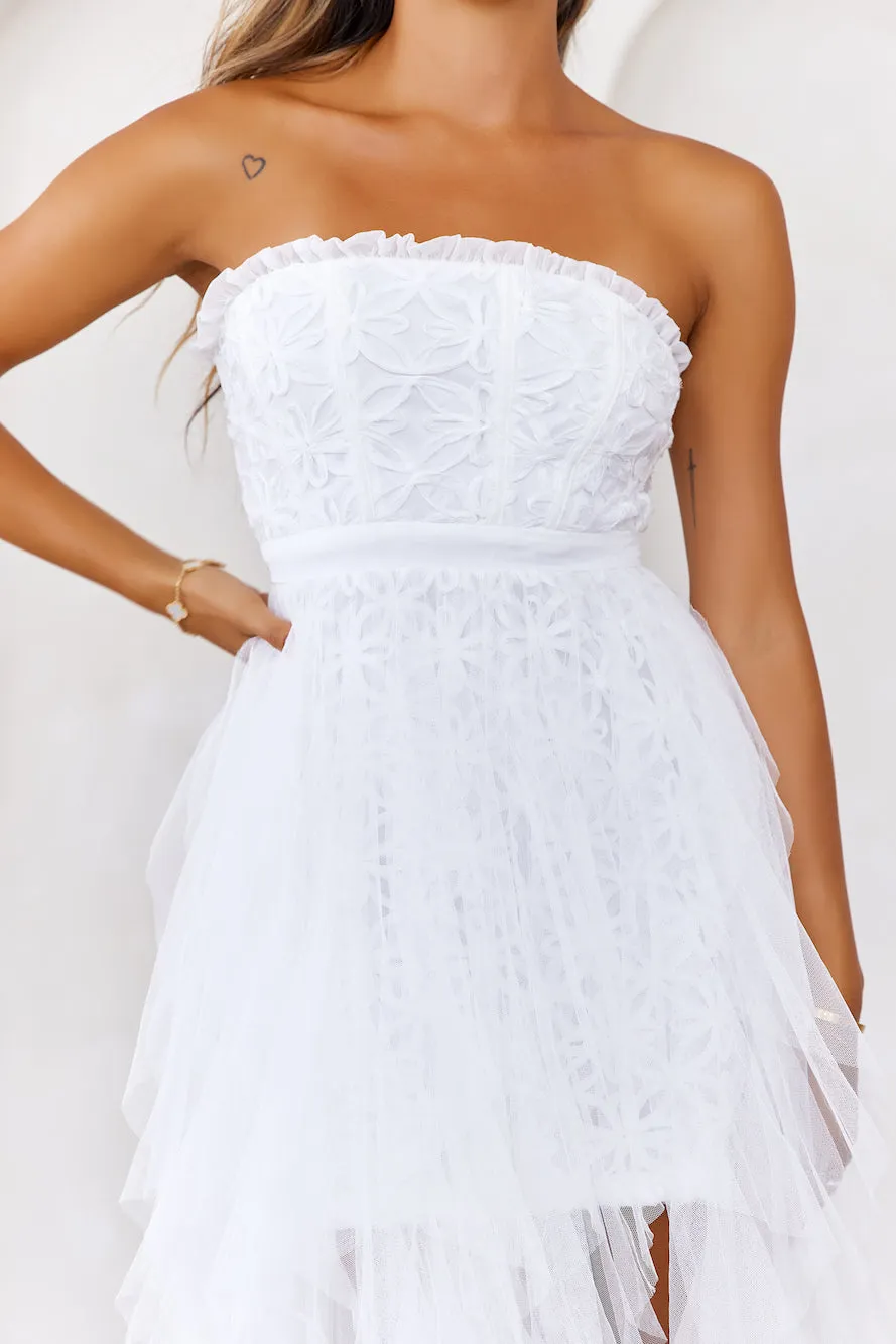 All The Attention Tulle Maxi Dress Off White sold by Hello Molly product image thumbnail 3