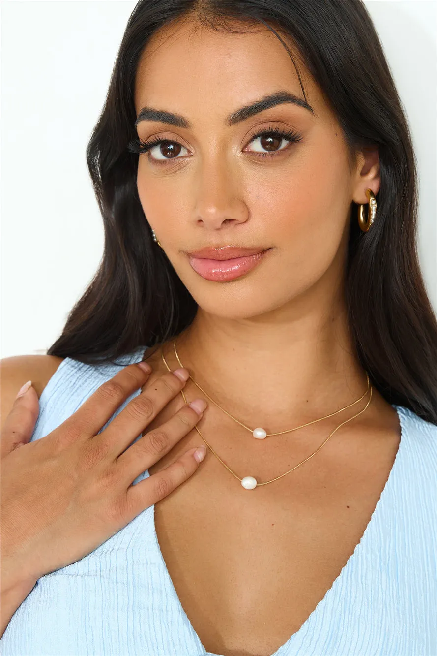 18k Gold Plated Ocean Surprise Necklace Gold sold by Hello Molly product image thumbnail 3