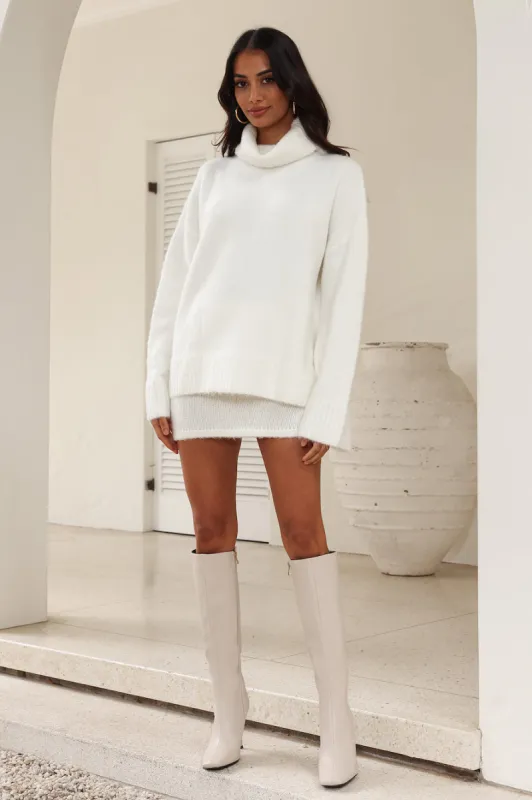 Winnie Mini Skirt White sold by Hello Molly