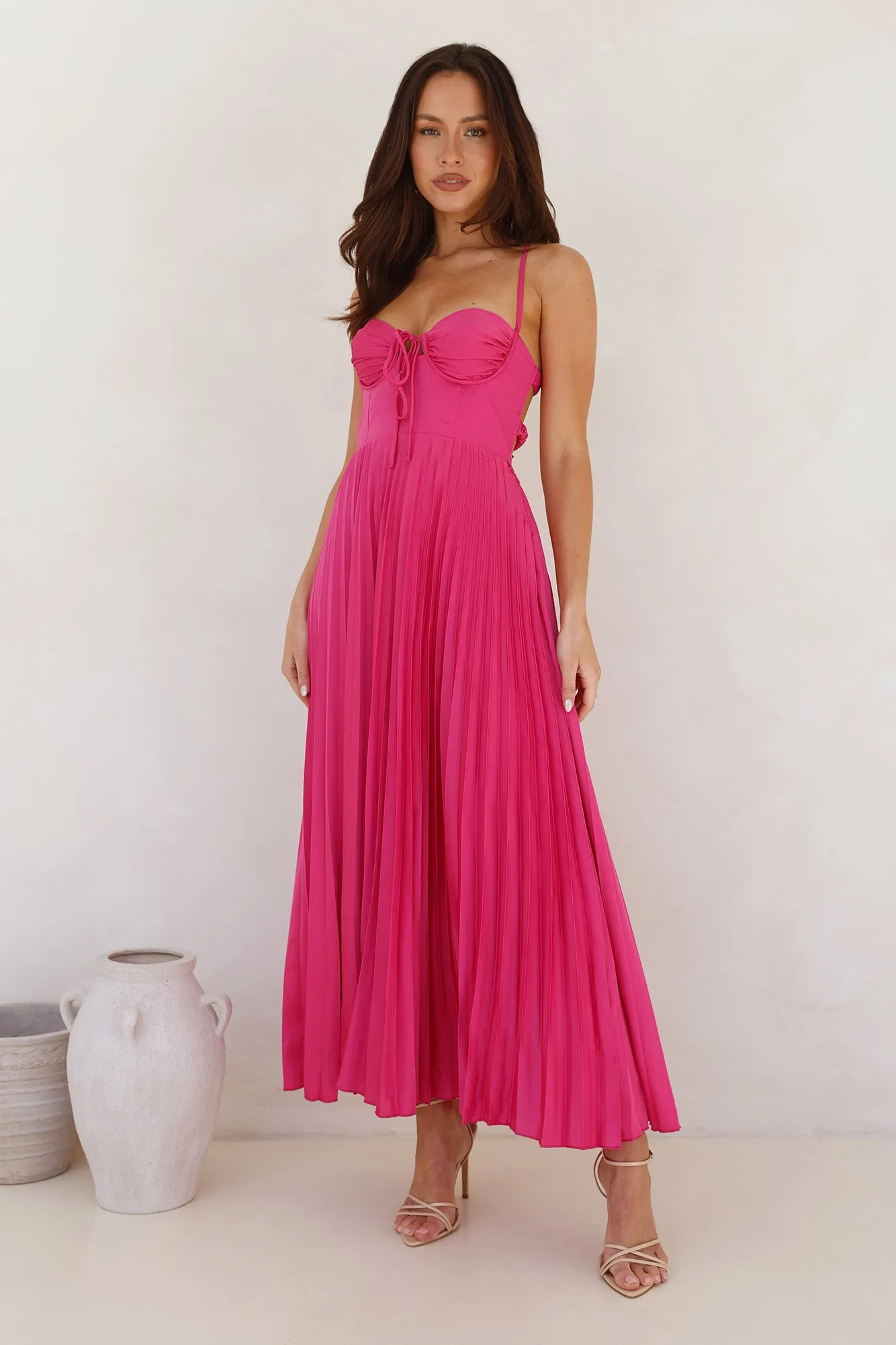 Classy Lover Maxi Dress Pink sold by Hello Molly product image thumbnail 3