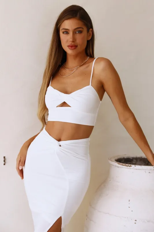 Spicy Crop White sold by Hello Molly