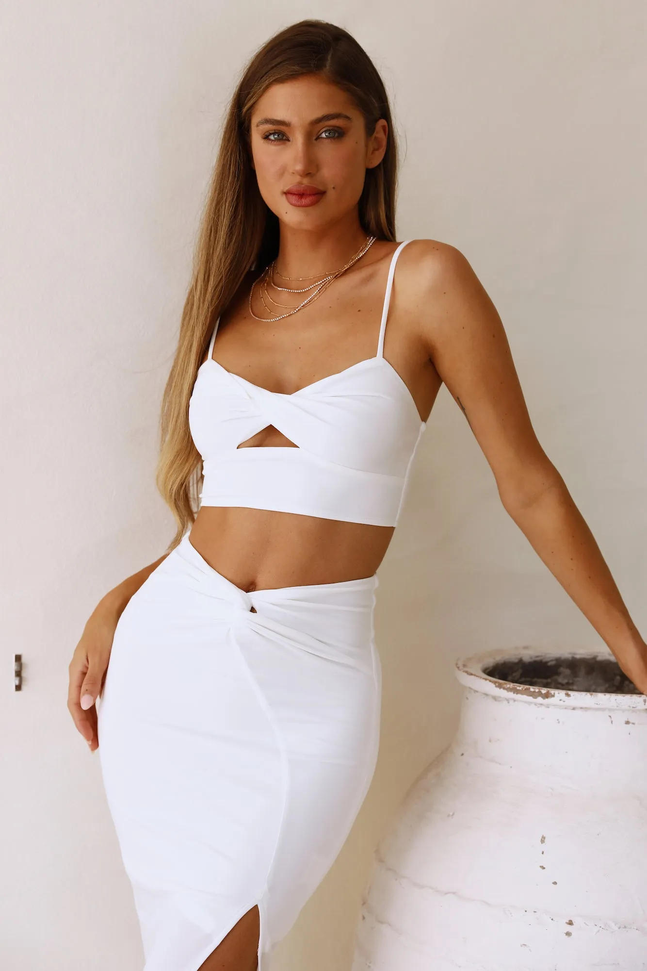 Spicy Crop White sold by Hello Molly