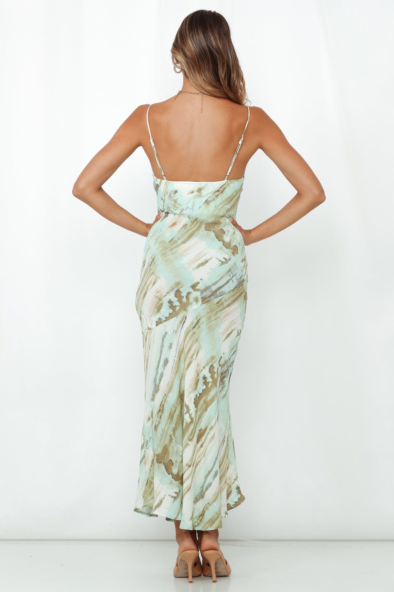 Full Time Glam Girl Midi Dress Mint sold by Hello Molly product image thumbnail 5