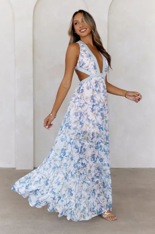 Forward Fashion Maxi Dress Blue sold by Hello Molly