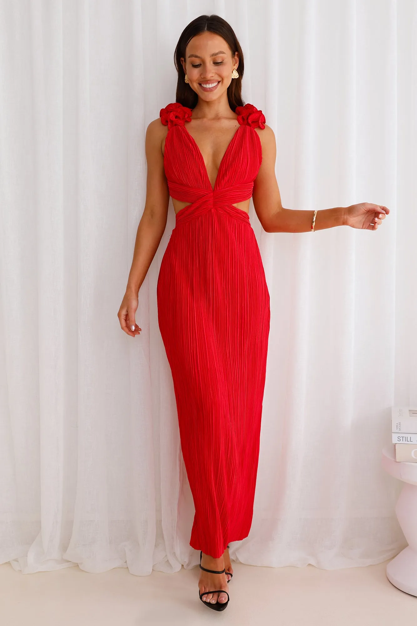 Trust Your Love Maxi Dress Red sold by Hello Molly product image thumbnail 2