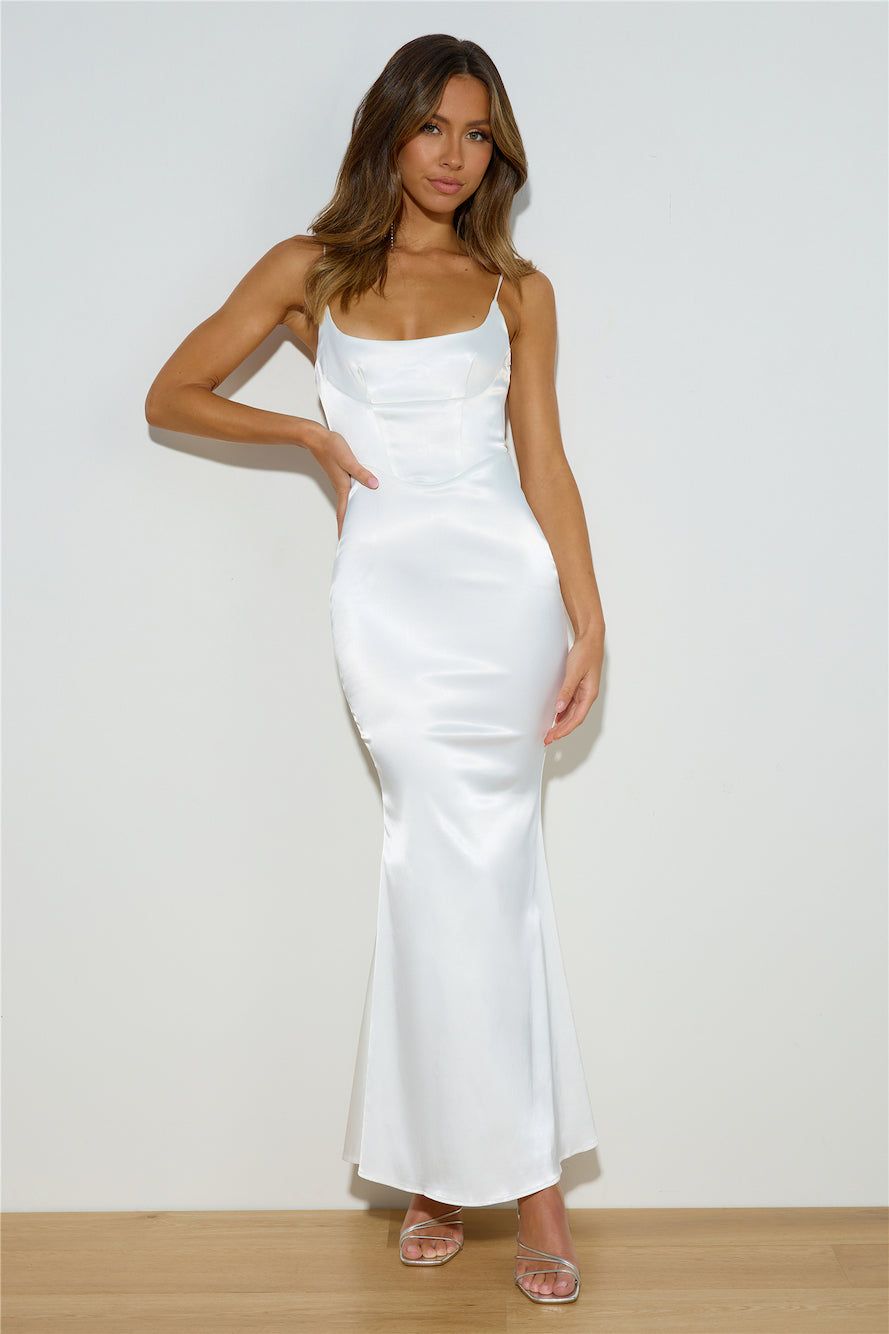 Celebrate Love Maxi Dress White sold by Hello Molly