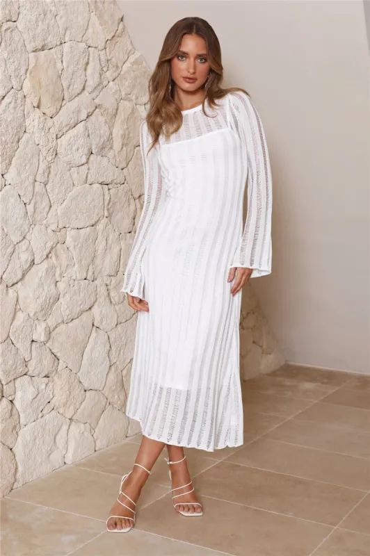 Washed Up Maxi Dress White sold by Hello Molly