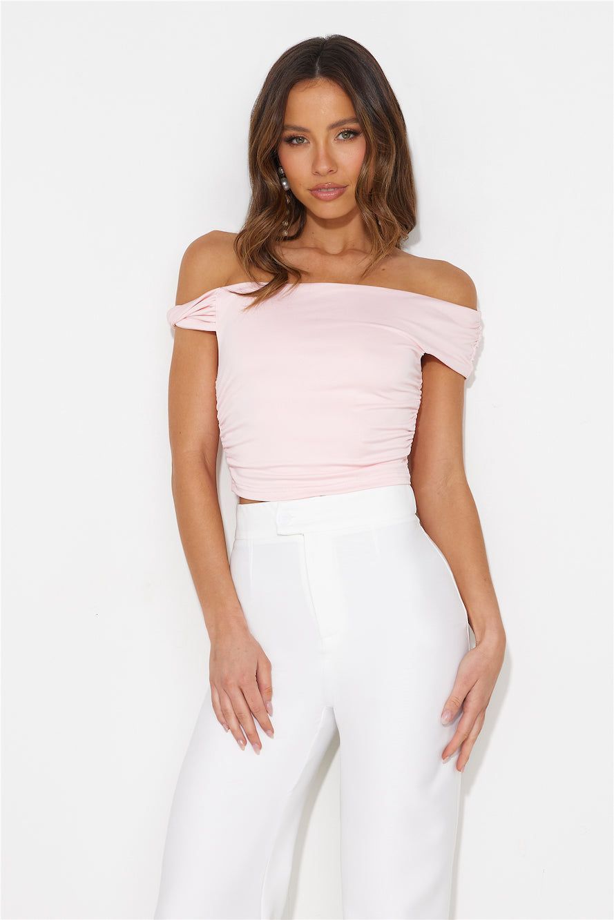 Sweetest Candy Crop Top Pink sold by Hello Molly