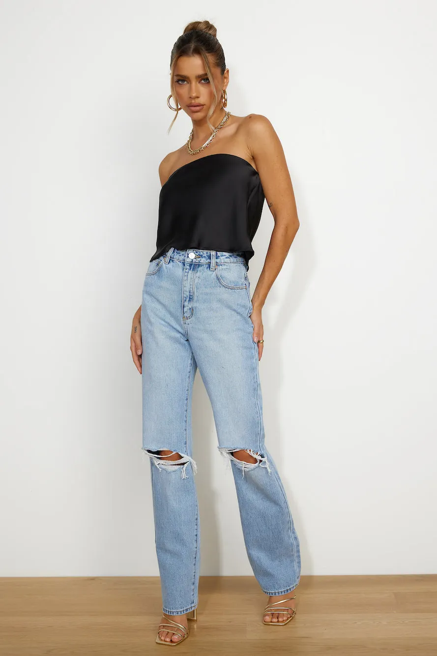 ABRAND A '94 High Straight Suzie Rip Jeans Light Vintage Blue sold by Hello Molly product image thumbnail 4