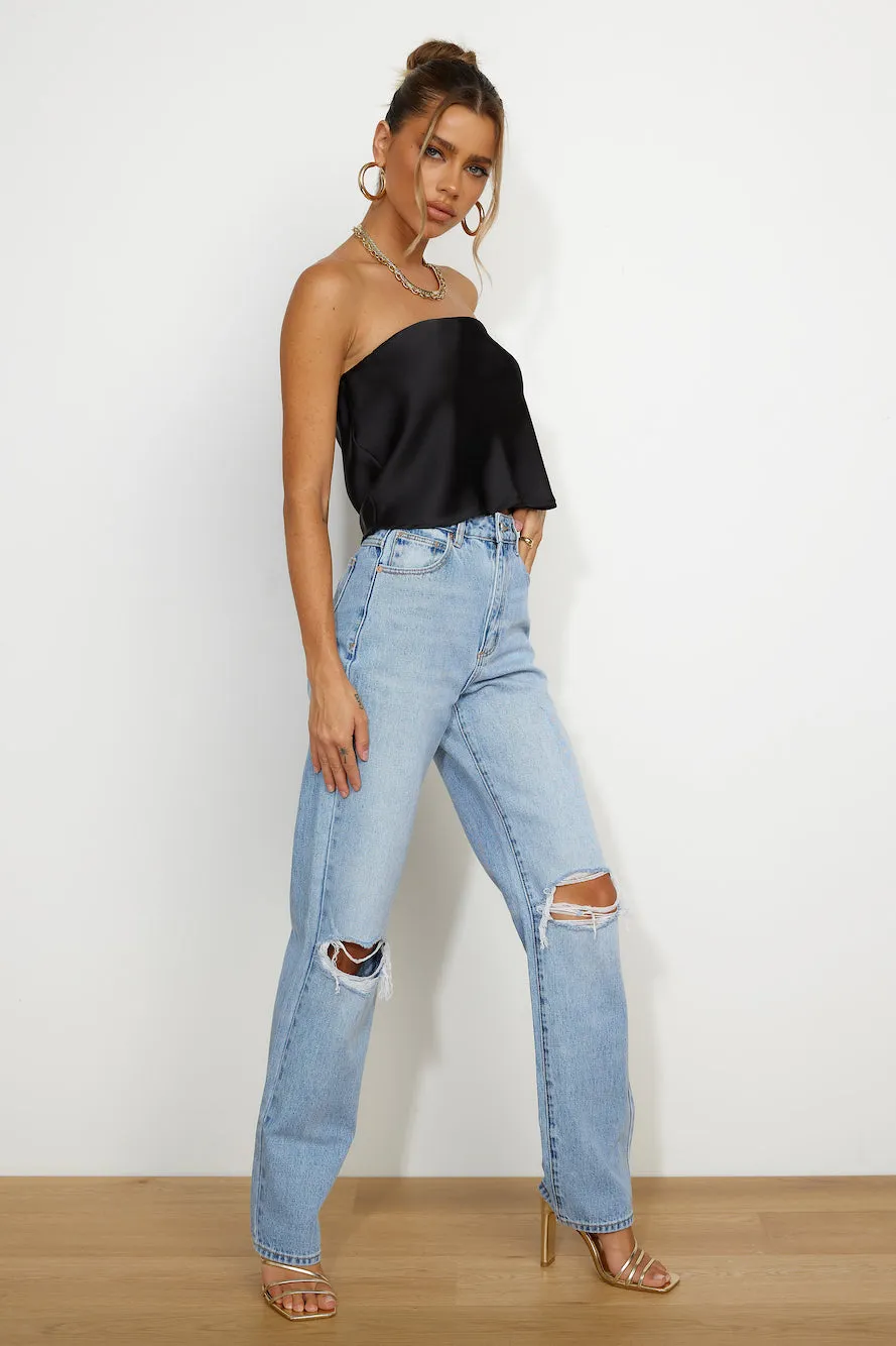 ABRAND A '94 High Straight Suzie Rip Jeans Light Vintage Blue sold by Hello Molly product image thumbnail 5