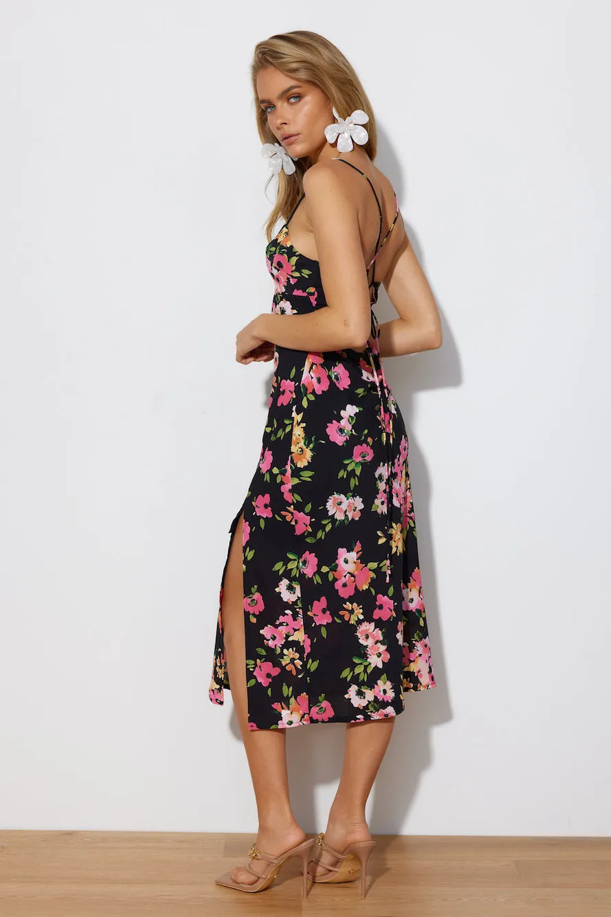 Sunlight Loving Maxi Dress Black Pink sold by Hello Molly product image thumbnail 5