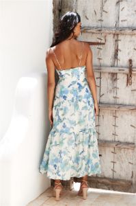 Lighter Than Air Maxi Dress Blue sold by Hello Molly